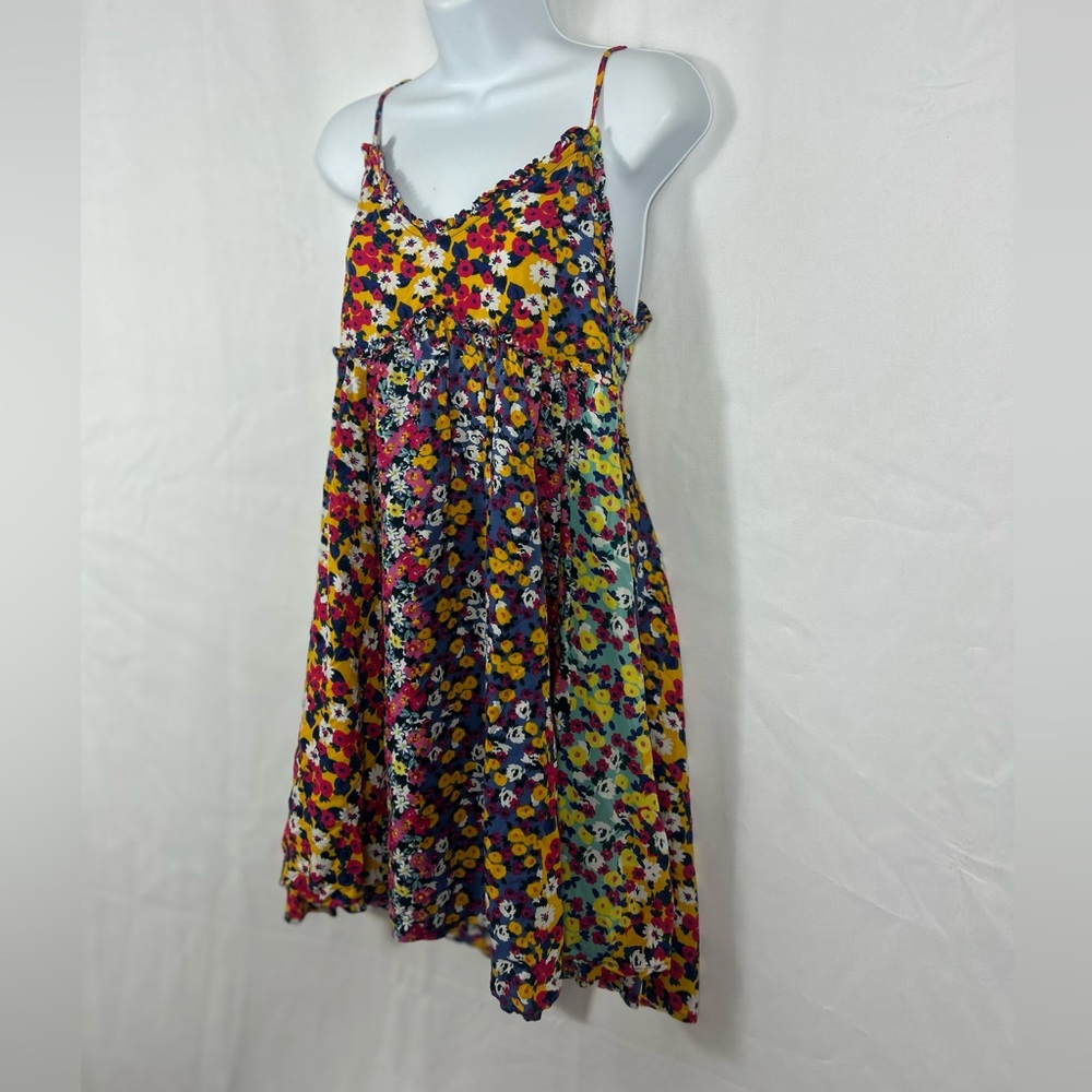 Patrons of Peace Multicolor Floral empire waist spaghetti strap minidress XS - Picture 7 of 10